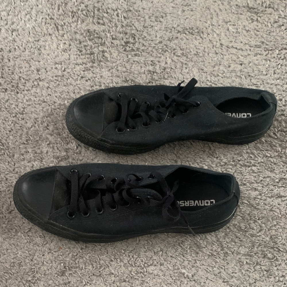 Converse All Black Low-Top Sneakers